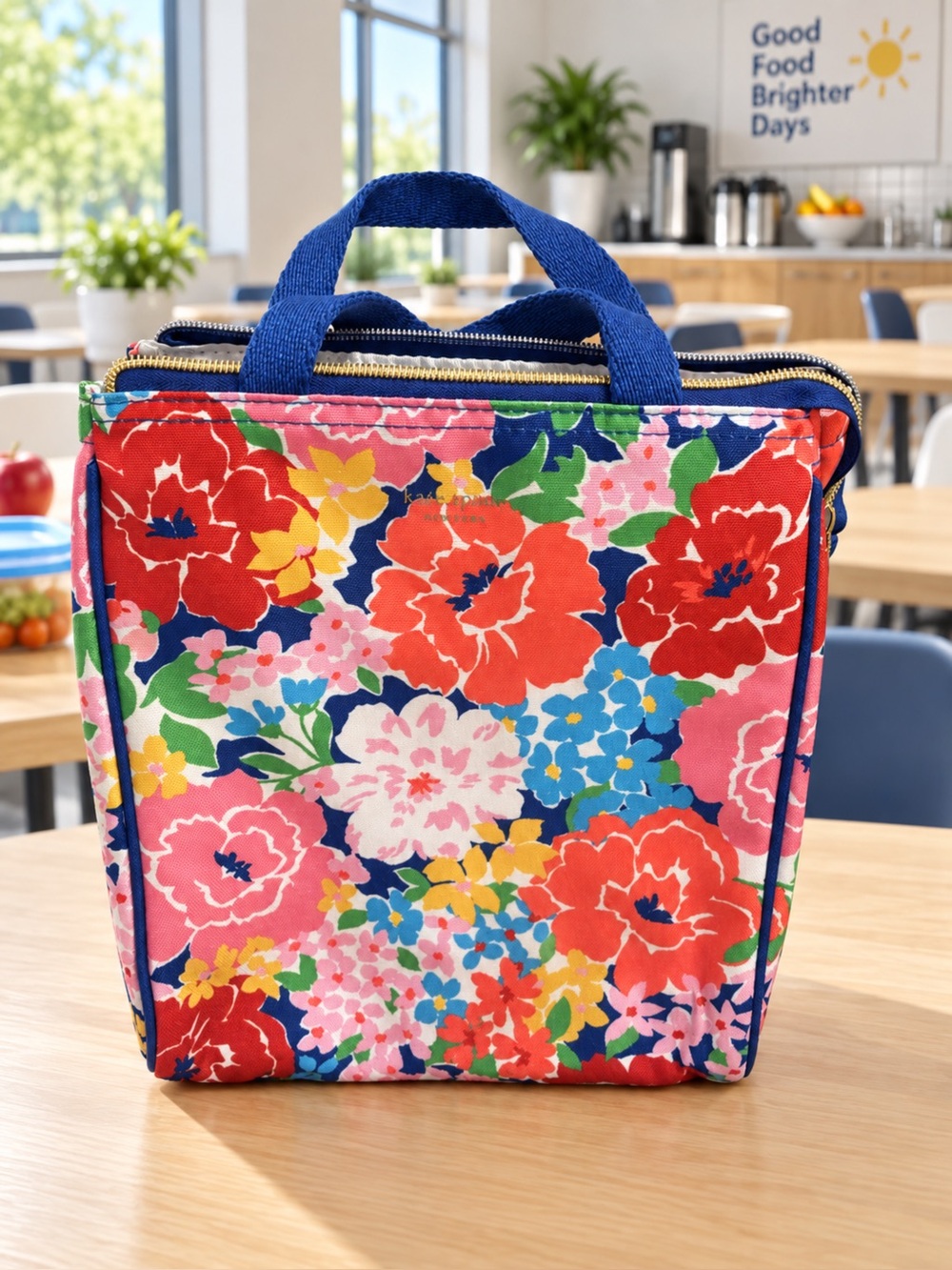 kate spade Floral Canvas Travel Lunch Bag -